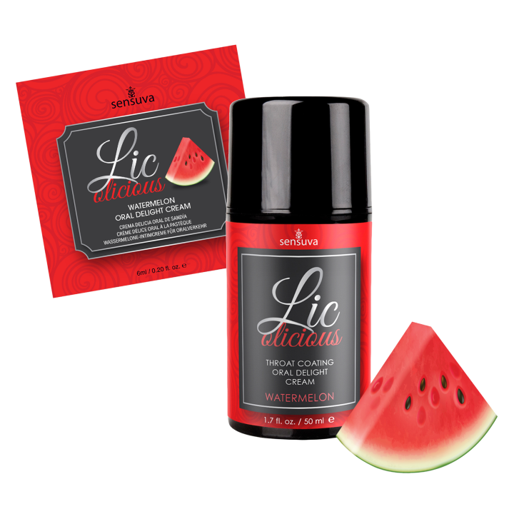 SENSUVA LIC-O-LICIOUS ORAL DELIGHT CREAM WATERMELON 6 ML
