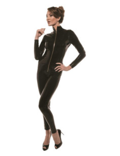 GUILTY PLEASURE TOTAL ECLIPSE CATSUIT BLACK, XL