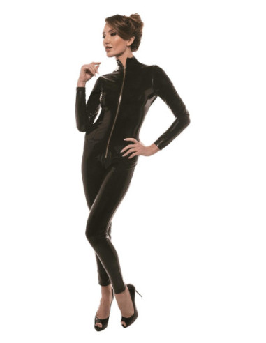GUILTY PLEASURE TOTAL ECLIPSE CATSUIT BLACK, S