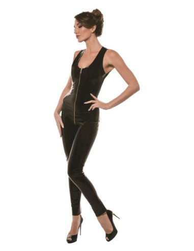 GUILTY PLEASURE LUSTY LINES CATSUIT BLACK, M