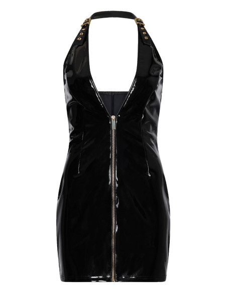 GUILTY PLEASURE HELIX HALTER DRESS BLACK, XXL