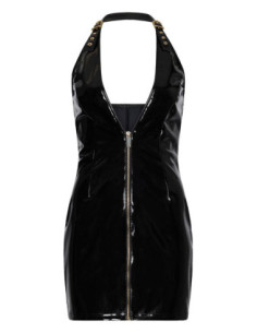 GUILTY PLEASURE HELIX HALTER DRESS BLACK, M 2