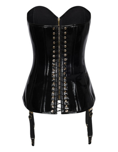 GUILTY PLEASURE BLACK AMBER CORSET BLACK, L