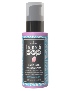 SENSUVA HANDIPOP EDIBLE MASSAGE GEL COTTON CANDY 59ML