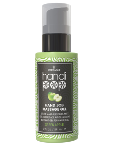 SENSUVA HANDIPOP EDIBLE MASSAGE GEL GREEN APPLE 59ML