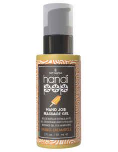 SENSUVA HANDIPOP EDIBLE MASSAGE GEL ORANGE CREAMSICLE 59ML