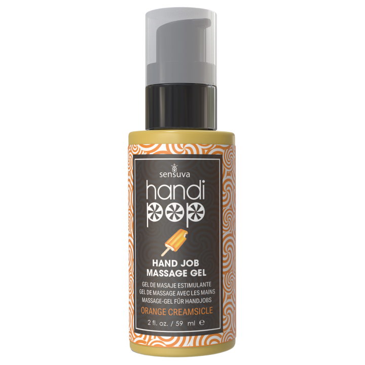 SENSUVA HANDIPOP EDIBLE MASSAGE GEL ORANGE CREAMSICLE 59ML