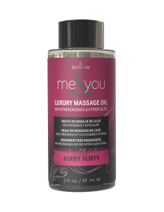 SENSUVA ME AND YOU MASSAGE OIL BERRY FLIRTY  59ML
