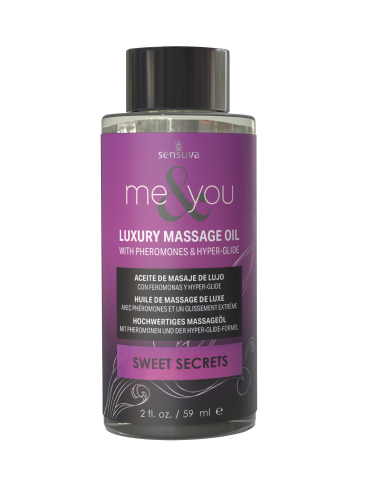 ssasaSENSUVA ME AND YOU MASSAGE OIL SWEET SECRETS  59ML