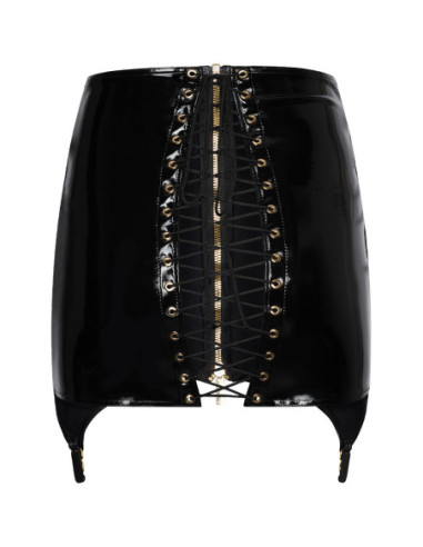 GUILTY PLEASURE SHADOW SHINE SKIRT BLACK, XXL