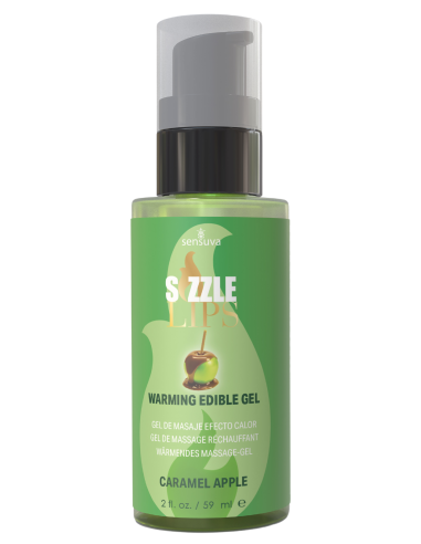 ssasaSENSUVA SIZZLE LIPS WARMING GEL CARAMEL APPLE 59ML