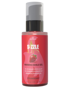 SENSUVA SIZZLE LIPS WARMING GEL STRAWBERRY 59ML