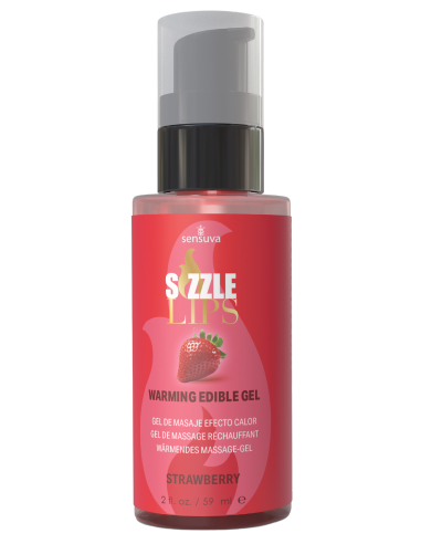 ssasaSENSUVA SIZZLE LIPS WARMING GEL STRAWBERRY 59ML