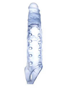 NMC 9 INCH TPE TRANSPARENT PENIS LENGTH ENHANCER WITH BALL STRAP
