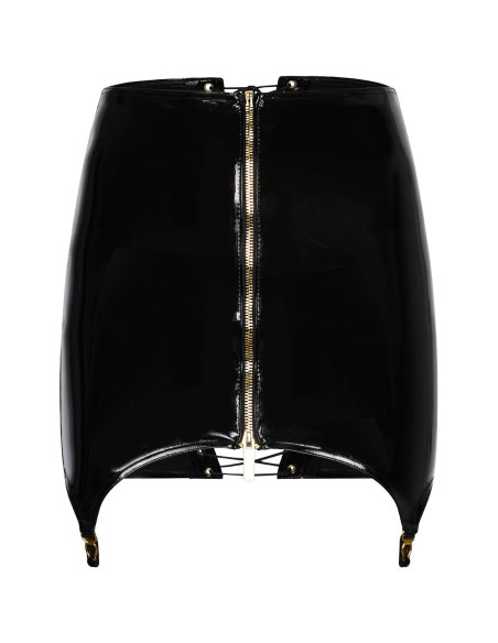 GUILTY PLEASURE SHADOW SHINE SKIRT BLACK, L