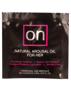 SENSUVA ON ORIGINAL AROUSAL OIL AMPOULE PACKET