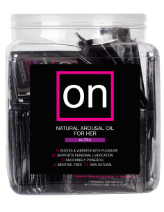 SENSUVA ON ULTRA AROUSAL OIL 75 PIECE SINGLE USE TUB