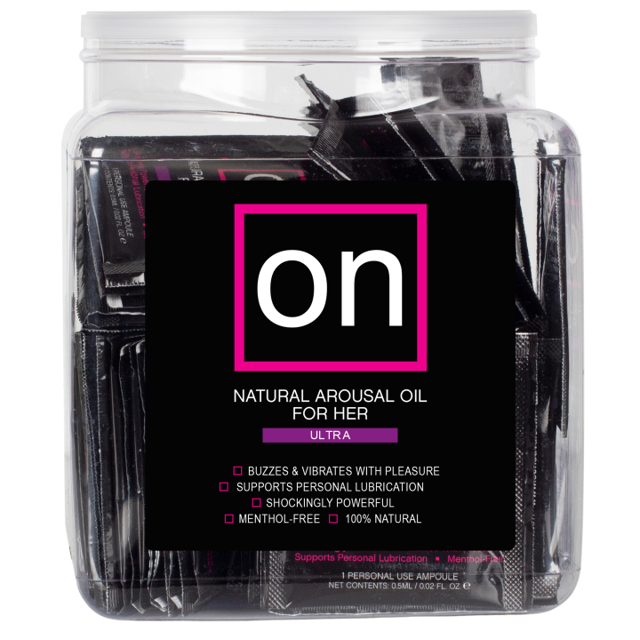 SENSUVA ON ULTRA AROUSAL OIL 75 PIECE SINGLE USE TUB