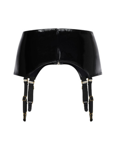 GUILTY PLEASURE MIDNIGHT SUSPENDER BELT BLACK, L