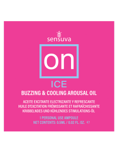 SENSUVA ON ICE AROUSAL OIL SINGLE USE AMPOULE PACKET