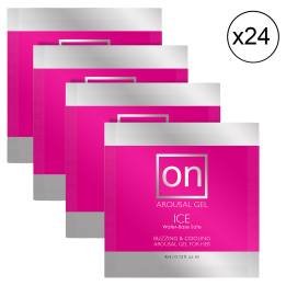 SENSUVA ON ICE AROUSAL OIL 24 PIECE SINGLE USE AMPOULE REFILL PACK