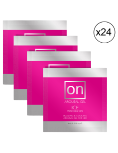 SENSUVA ON ICE AROUSAL OIL 24 PIECE SINGLE USE AMPOULE REFILL PACK