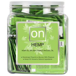 SENSUVA ON HEMP AROUSAL OIL 75 PIECE SINGLE USE AMPOULE TUB