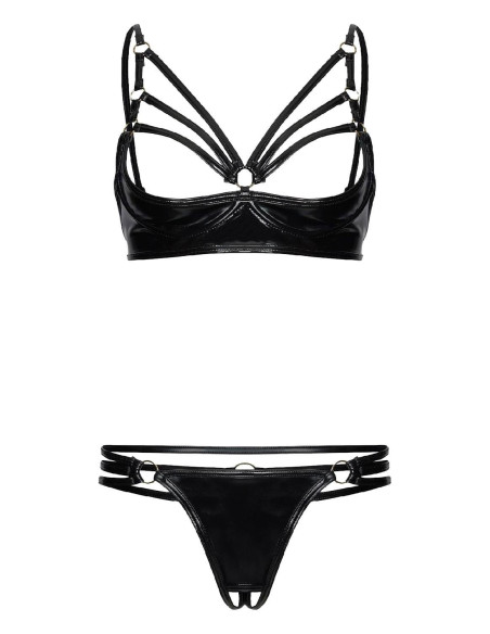 GUILTY PLEASURE NOCTURNE NIGHT SET BLACK, XXL