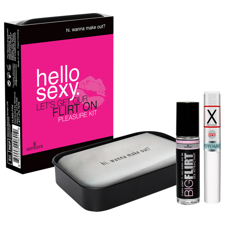 SENSUVA HELLO SEXY LET’S GET OUR FLIRT ON PLEASURE KIT