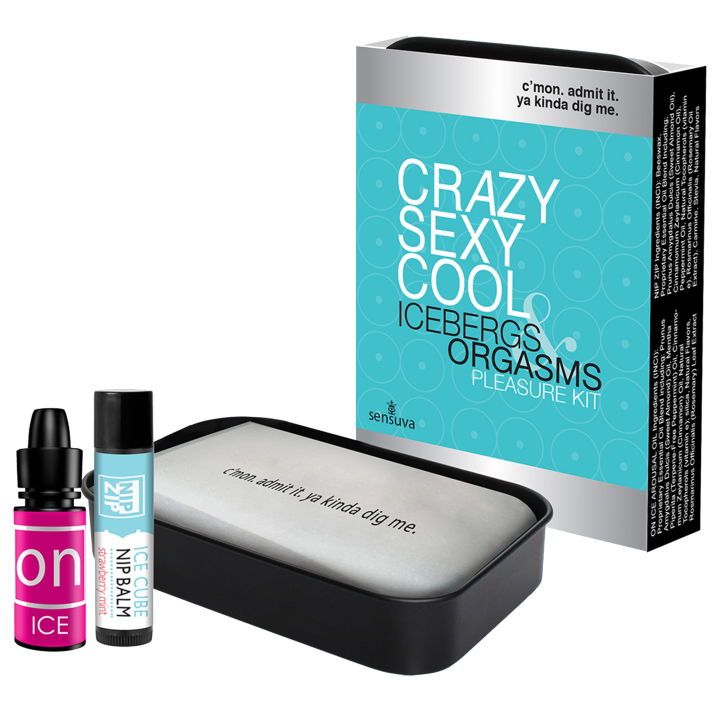 SENSUVA CRAZY SEXY COOL ICEBERGS AND ORGASMS COOLING AROUSAL PLEASURE KIT 