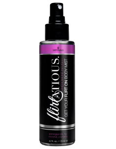 SENSUVA FLIRTATIOUS BODY MIST POMEGRANATE, FIG, COCONUT AND PLUMERIA 125ML