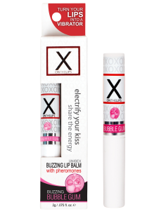 SENSUVA X ON THE LIPS BUZZING LIP BALM BUBBLE GUM