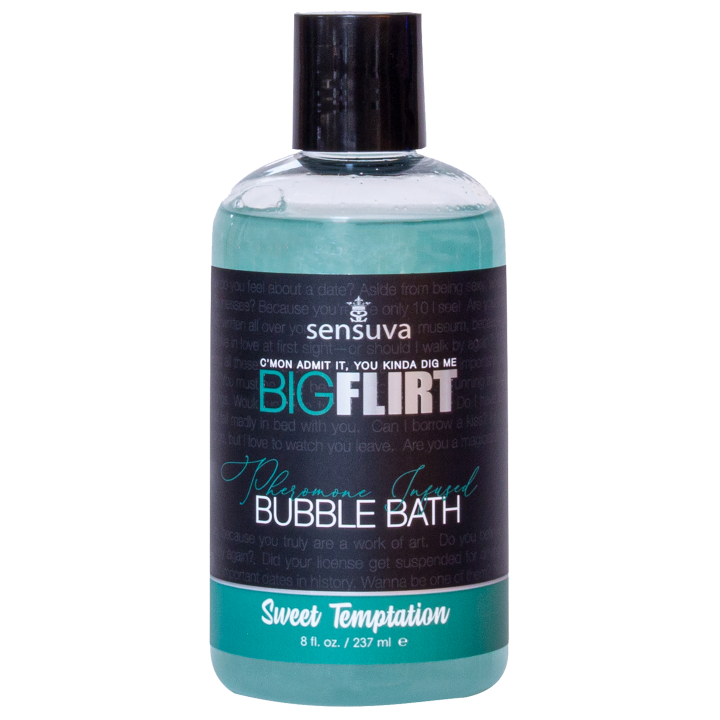 SENSUVA BIG FLIRT PHEROMONE BUBBLE BATH SWEET TEMPTATION 237ML