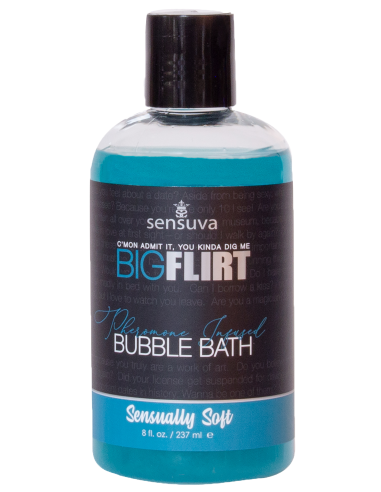 ssasaSENSUVA BIG FLIRT PHEROMONE BUBBLE BATH SENSUALLY SOFT 237ML
