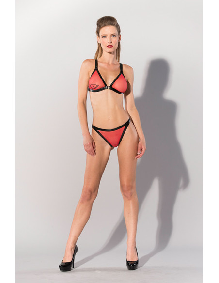 GP PRINTED DATEX BRA & PANTY SET, XL