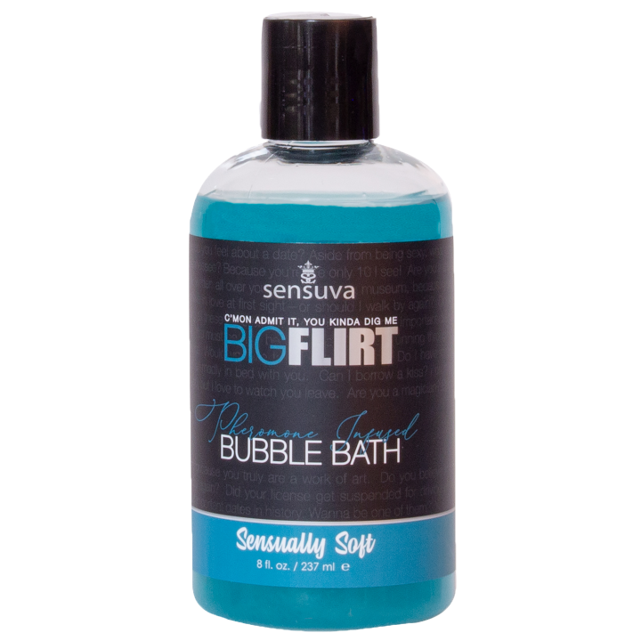 SENSUVA BIG FLIRT PHEROMONE BUBBLE BATH SENSUALLY SOFT 237ML