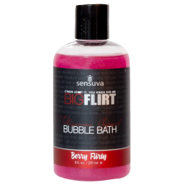 SENSUVA BIG FLIRT PHEROMONE BUBBLE BATH BERRY FLIRTY 237ML
