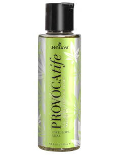 SENSUVA PROVOCATIFE HEMP OIL INFUSED MASSAGE OIL 125ML