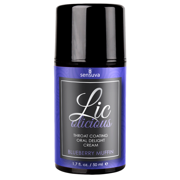 SENSUVA LIC-O-LICIOUS ORAL DELIGHT CREAM BLUEBERRY MUFFIN 50ML
