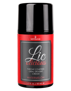 SENSUVA LIC-O-LICIOUS ORAL DELIGHT CREAM WATERMELON 50ML