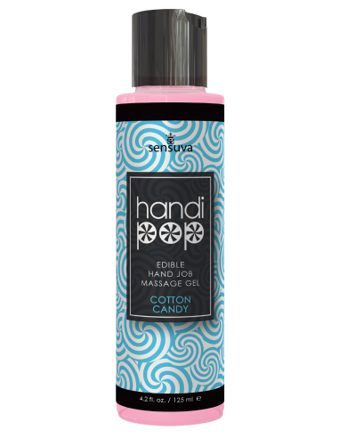 ssasaSENSUVA HANDIPOP EDIBLE MASSAGE GEL COTTON CANDY 125ML