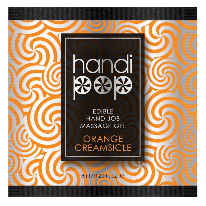 SENSUVA HANDIPOP EDIBLE MASSAGE GEL ORANGE CREAMSICLE 6 ML