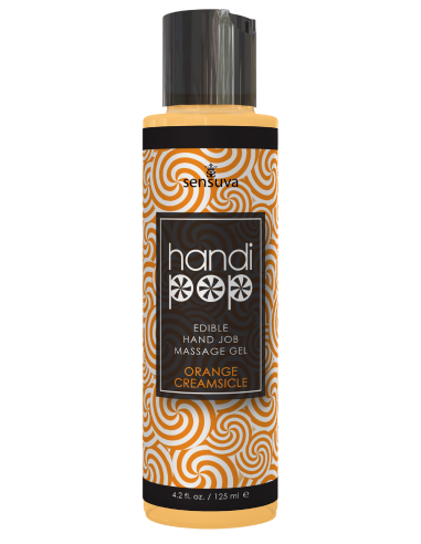 ssasaSENSUVA HANDIPOP EDIBLE MASSAGE GEL ORANGE CREAMSICLE 125ML