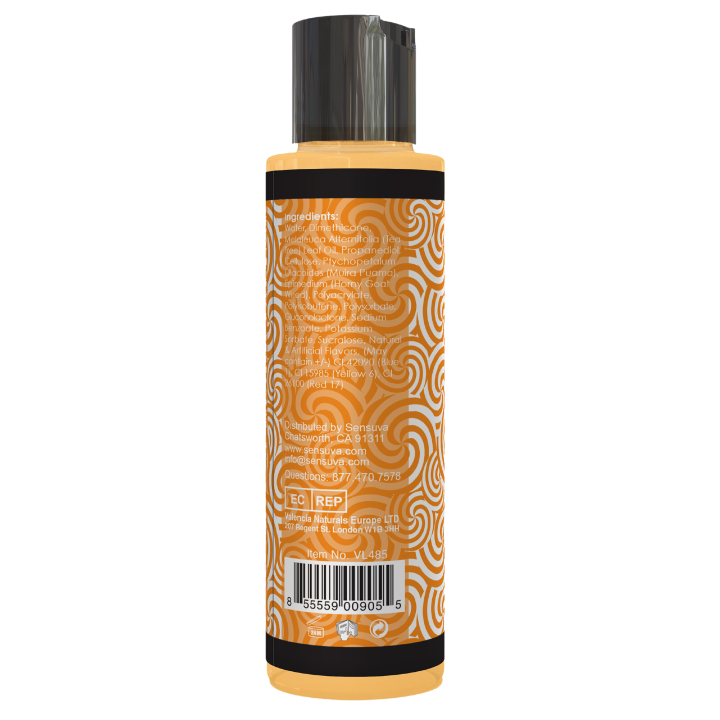 SENSUVA HANDIPOP EDIBLE MASSAGE GEL ORANGE CREAMSICLE 125ML