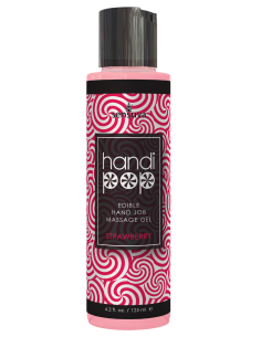 SENSUVA HANDIPOP EDIBLE MASSAGE GEL STRAWBERRY 125ML
