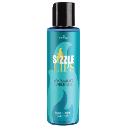 SENSUVA SIZZLE LIPS WARMING GEL BLUEBERRY ICE POP 125ML