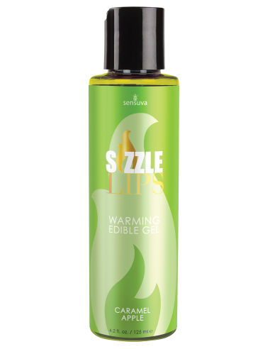 ssasaSENSUVA SIZZLE LIPS WARMING GEL CARAMEL APPLE 125ML