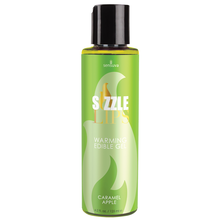 SENSUVA SIZZLE LIPS WARMING GEL CARAMEL APPLE 125ML