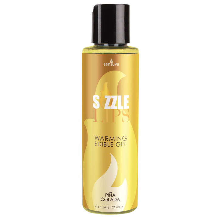 SENSUVA SIZZLE LIPS WARMING GEL PINA COLADA 125ML