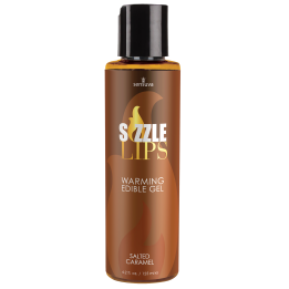 SENSUVA SIZZLE LIPS WARMING GEL SALTED CARAMEL 125ML